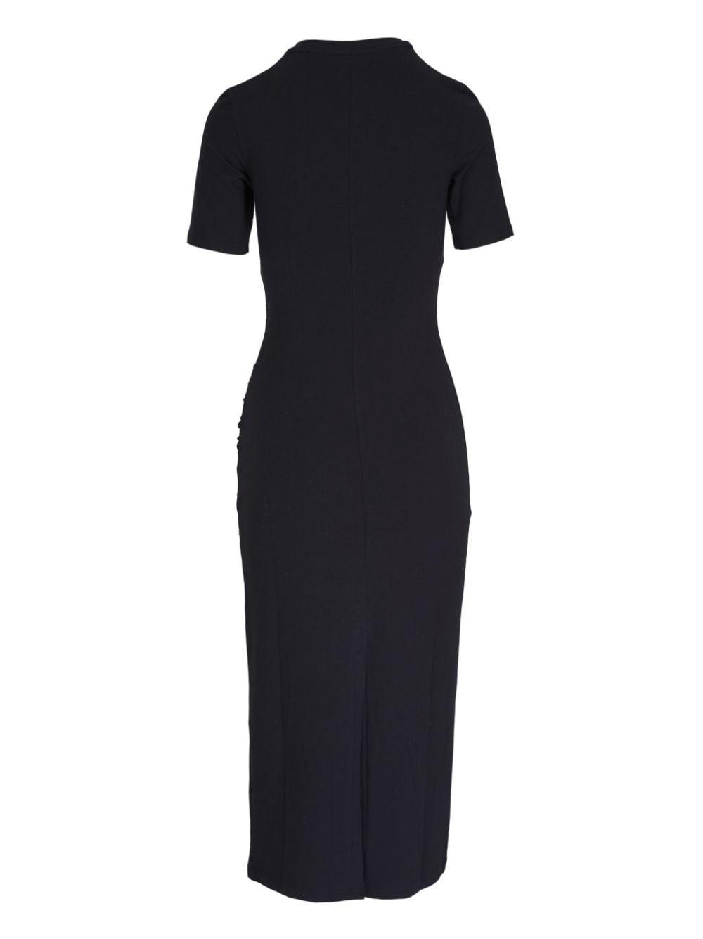 side-draped midi dress - 2