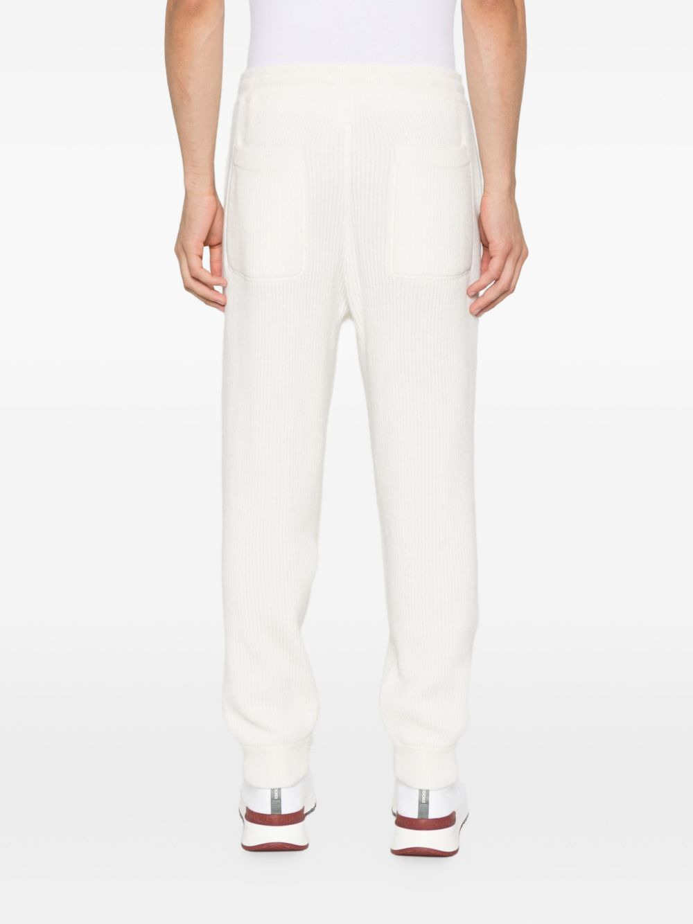 drawstring track pants - 4