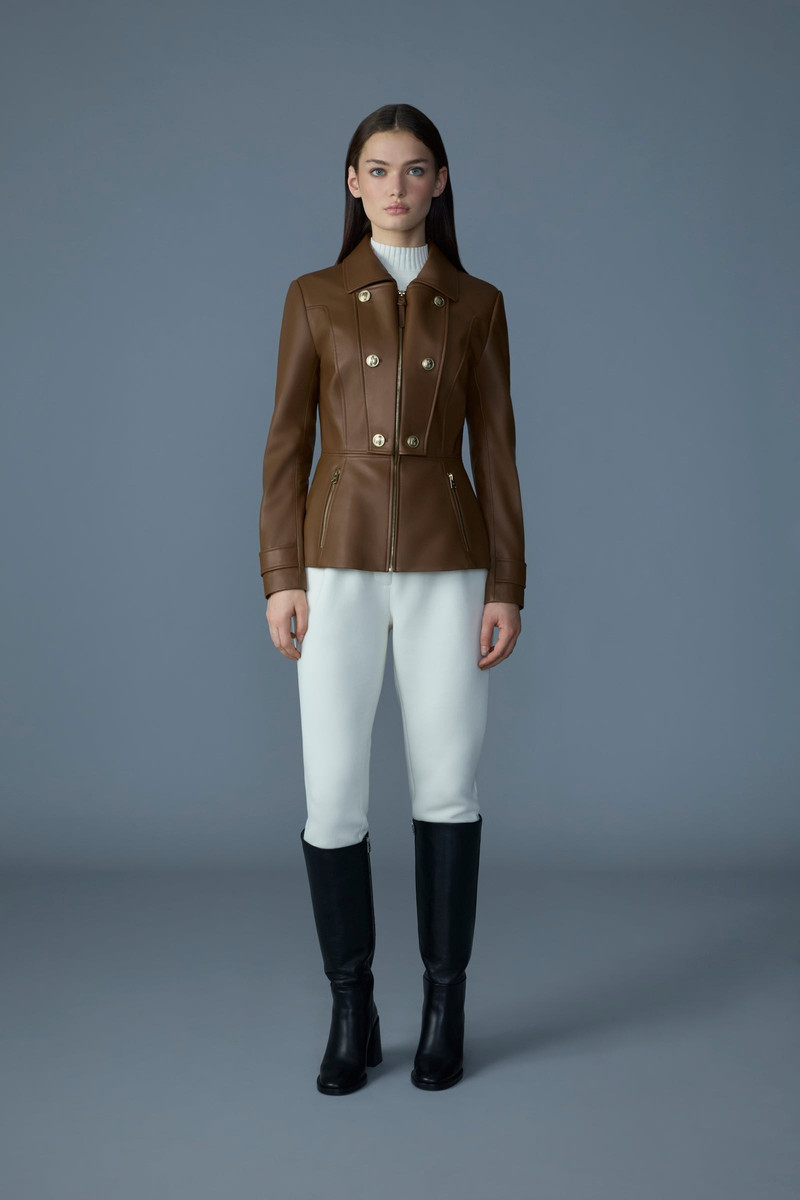 MACKAGE BARBARA Fitted Lamb Leather Jacket outlook