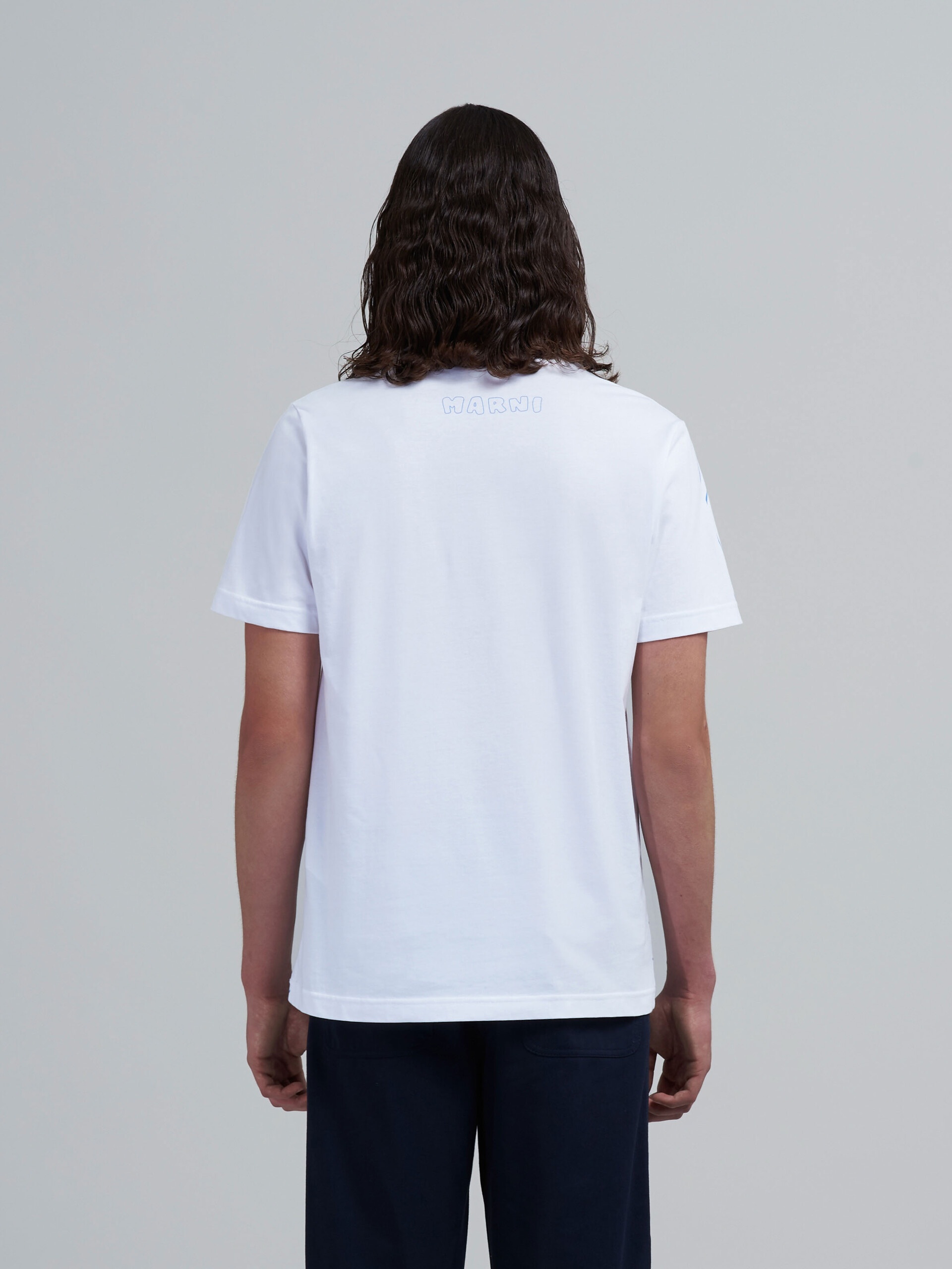 VIBRATING FLOWER PRINT BIO JERSEY T-SHIRT - 3
