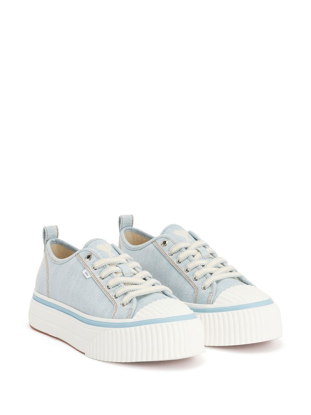 canvas low-top sneakers - 2