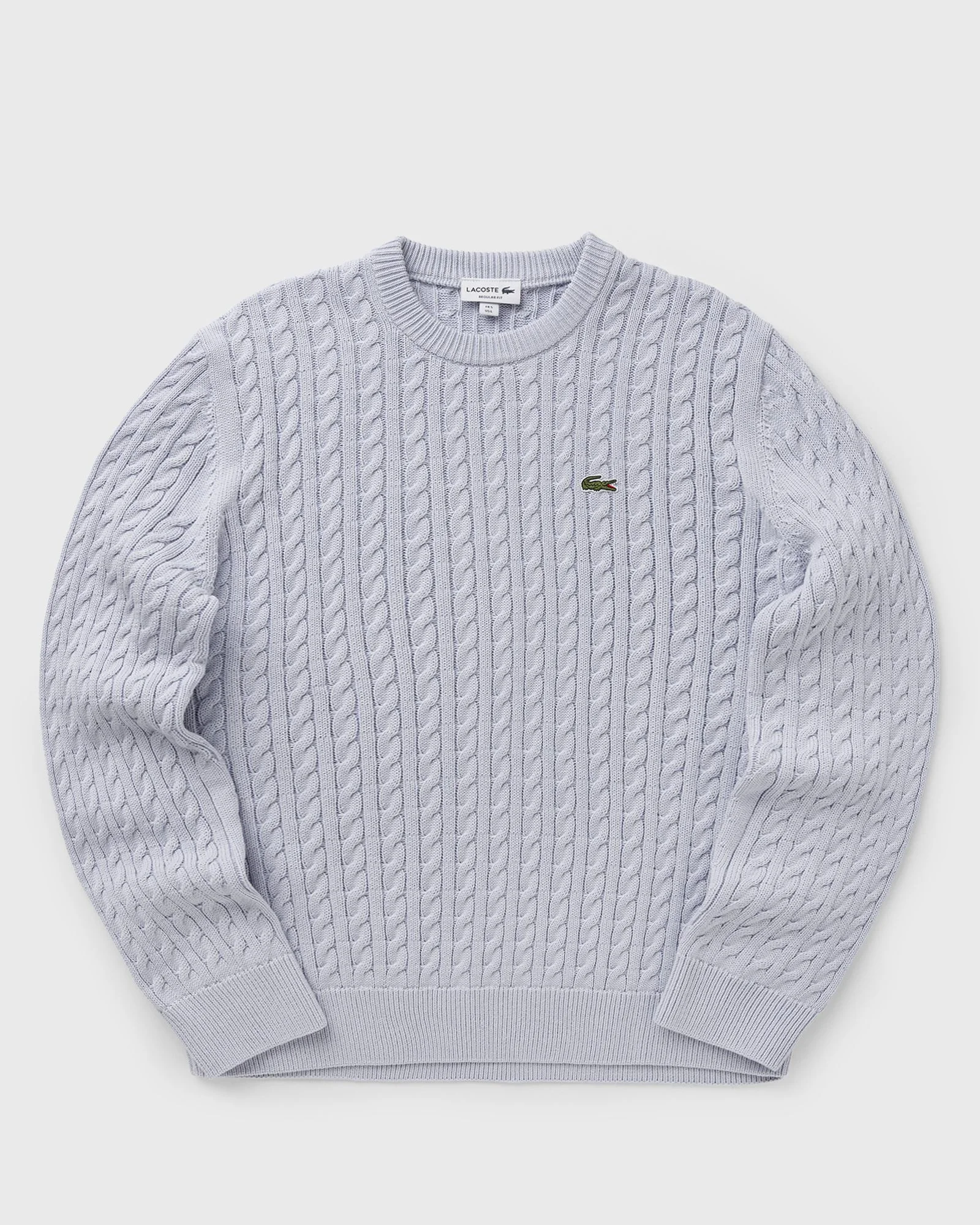 Cable Knit Cotton Sweater - 1