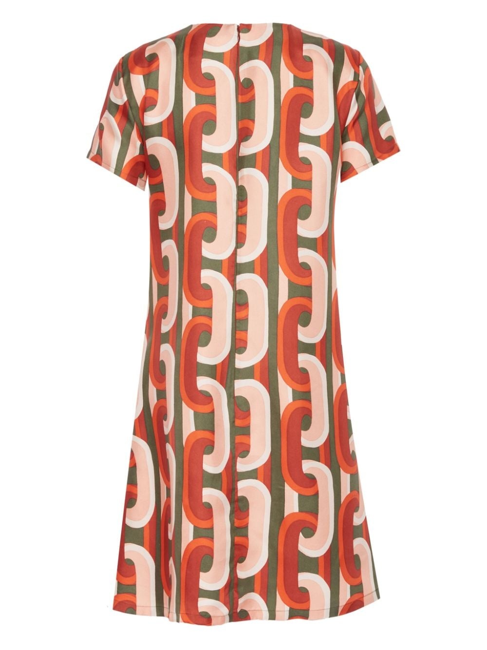 Swing chain-link print mini dress - 5