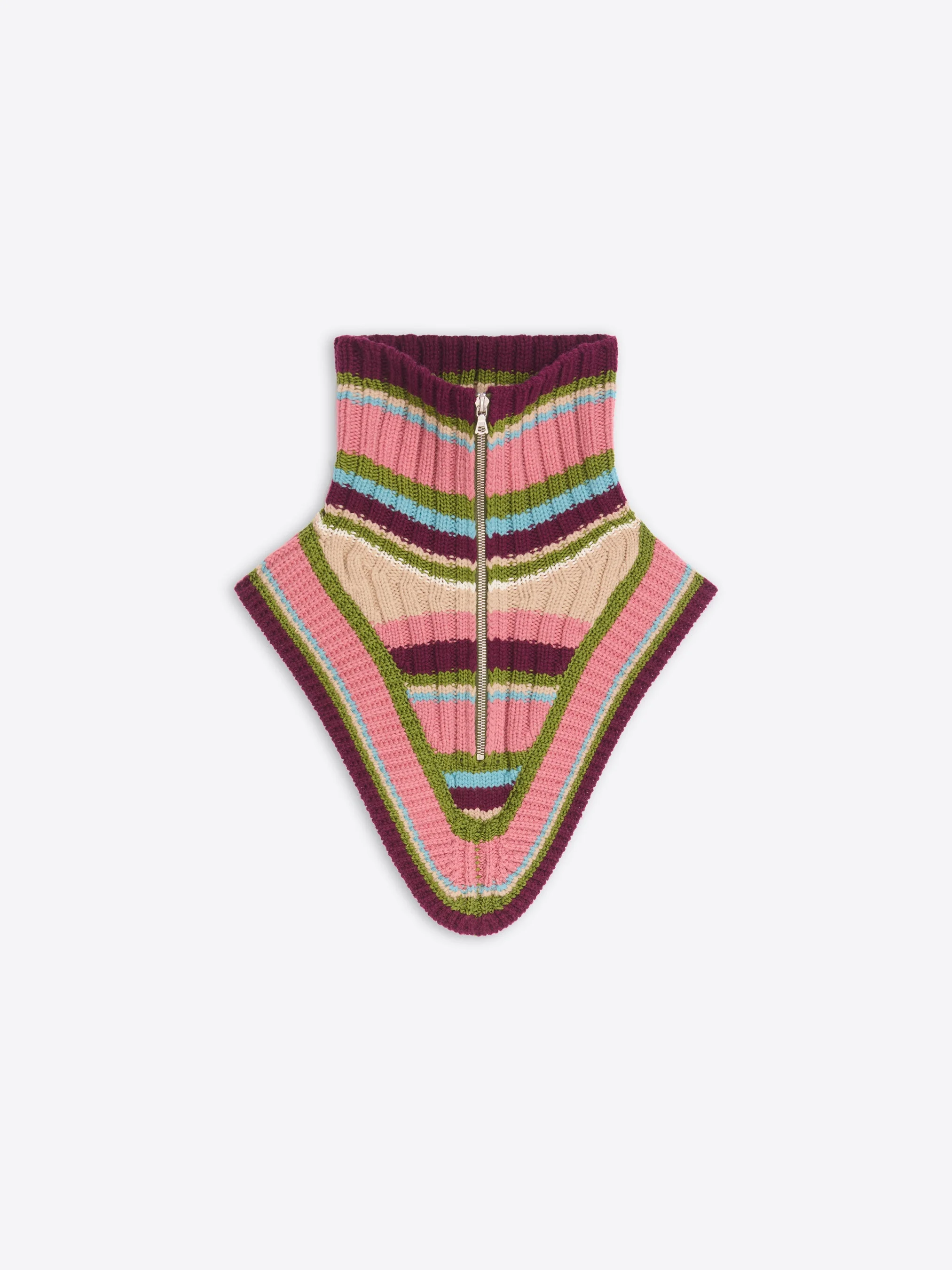 WOOL ZIP COLLAR - 1