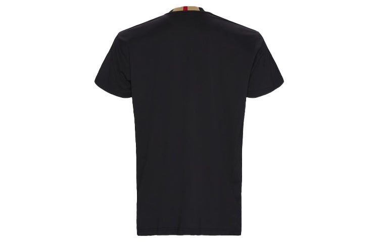 Burberry Detail Collar Short Sleeve Black 8007695-A1189 - 2