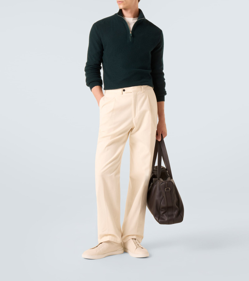 ZEGNA Cashmere half-zip sweater outlook