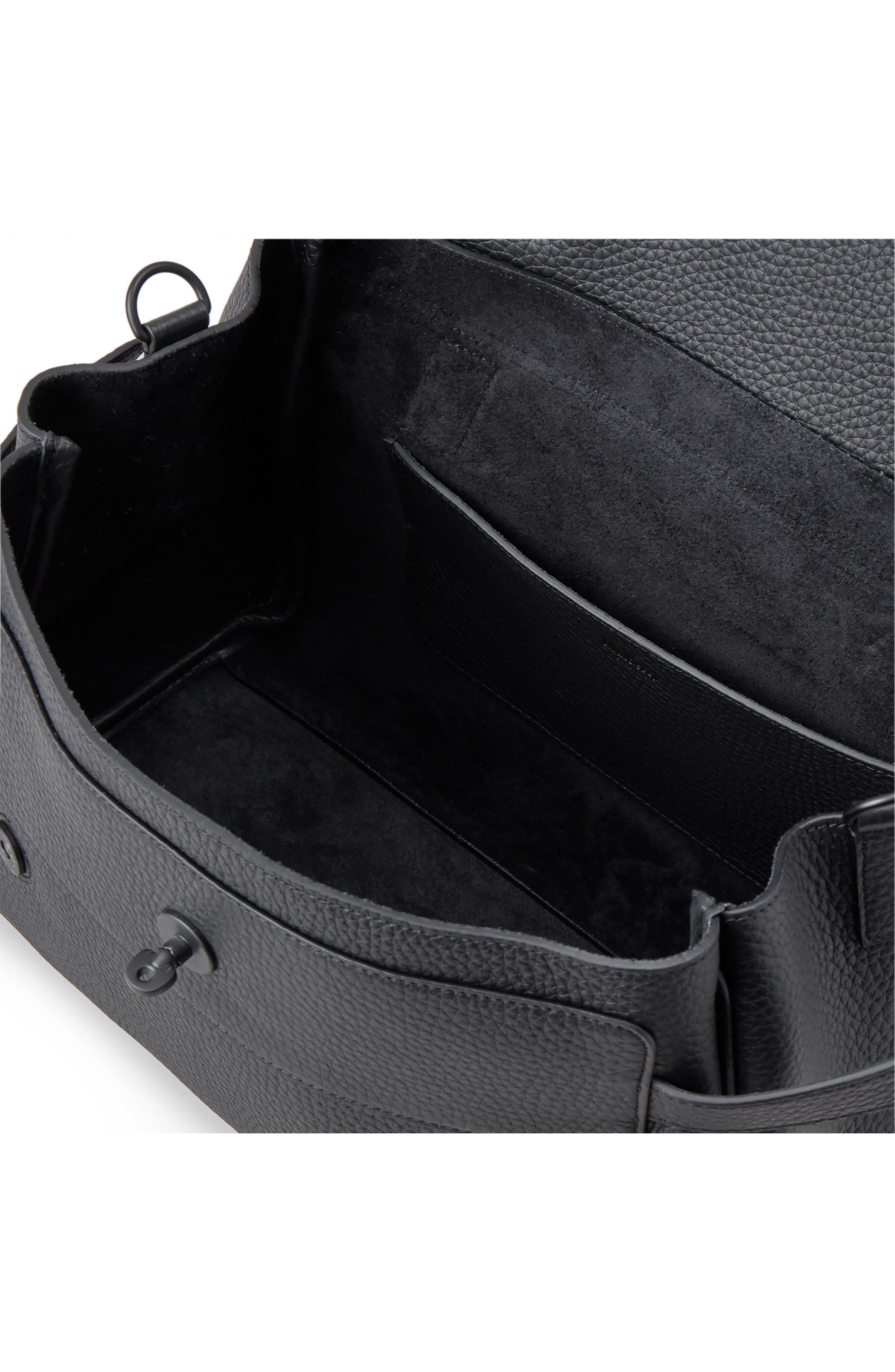 Alexa Heavy Grain Leather Top Handle Bag - 4