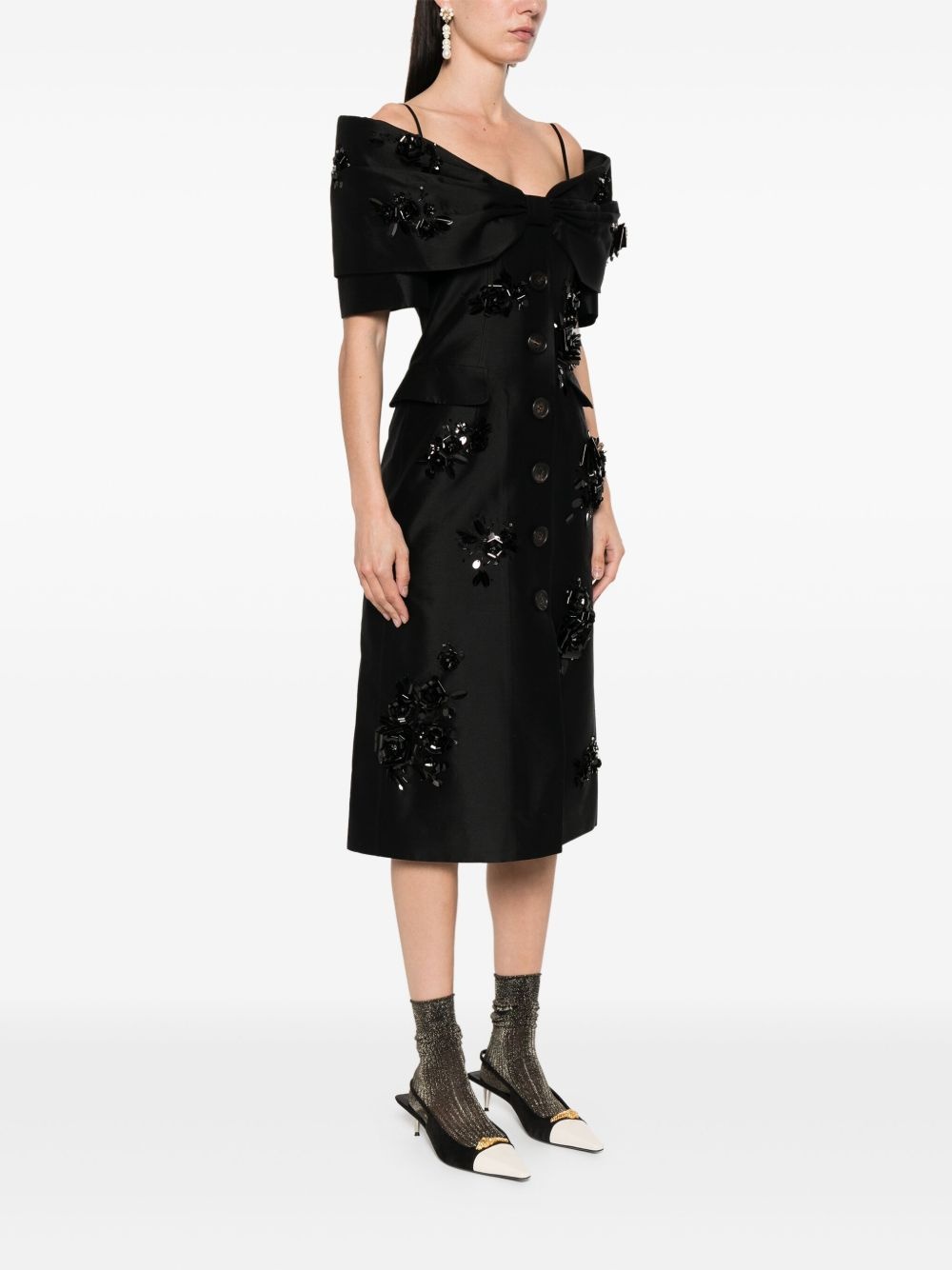 oversize bow dress - 3
