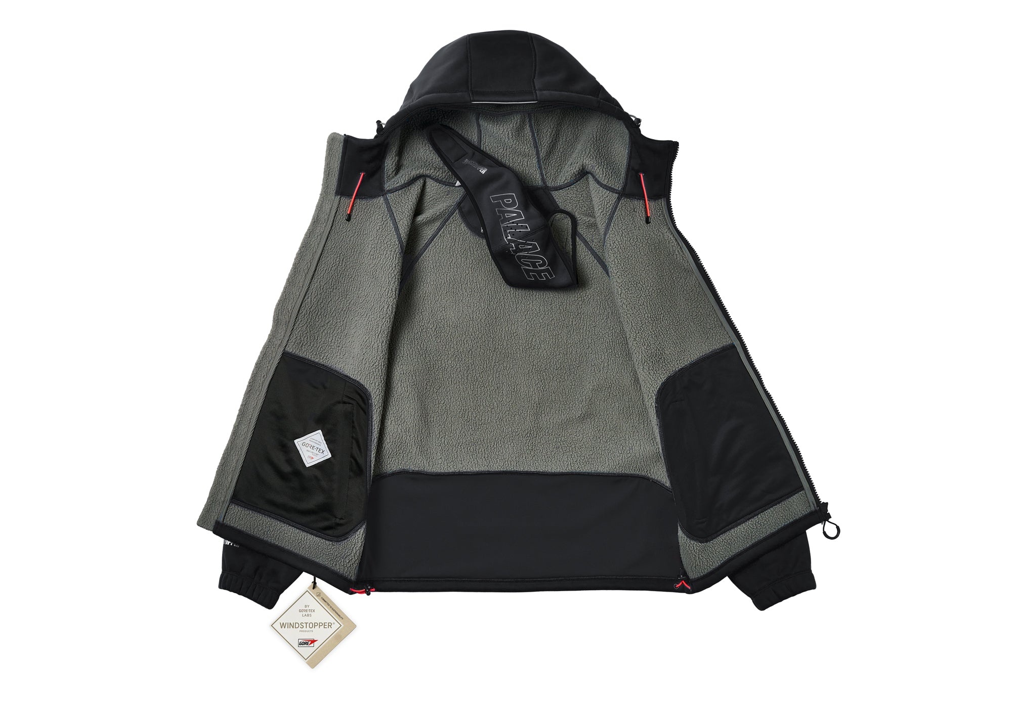 GORE-TEX WINDSTOPPER JACKET BLACK - 3