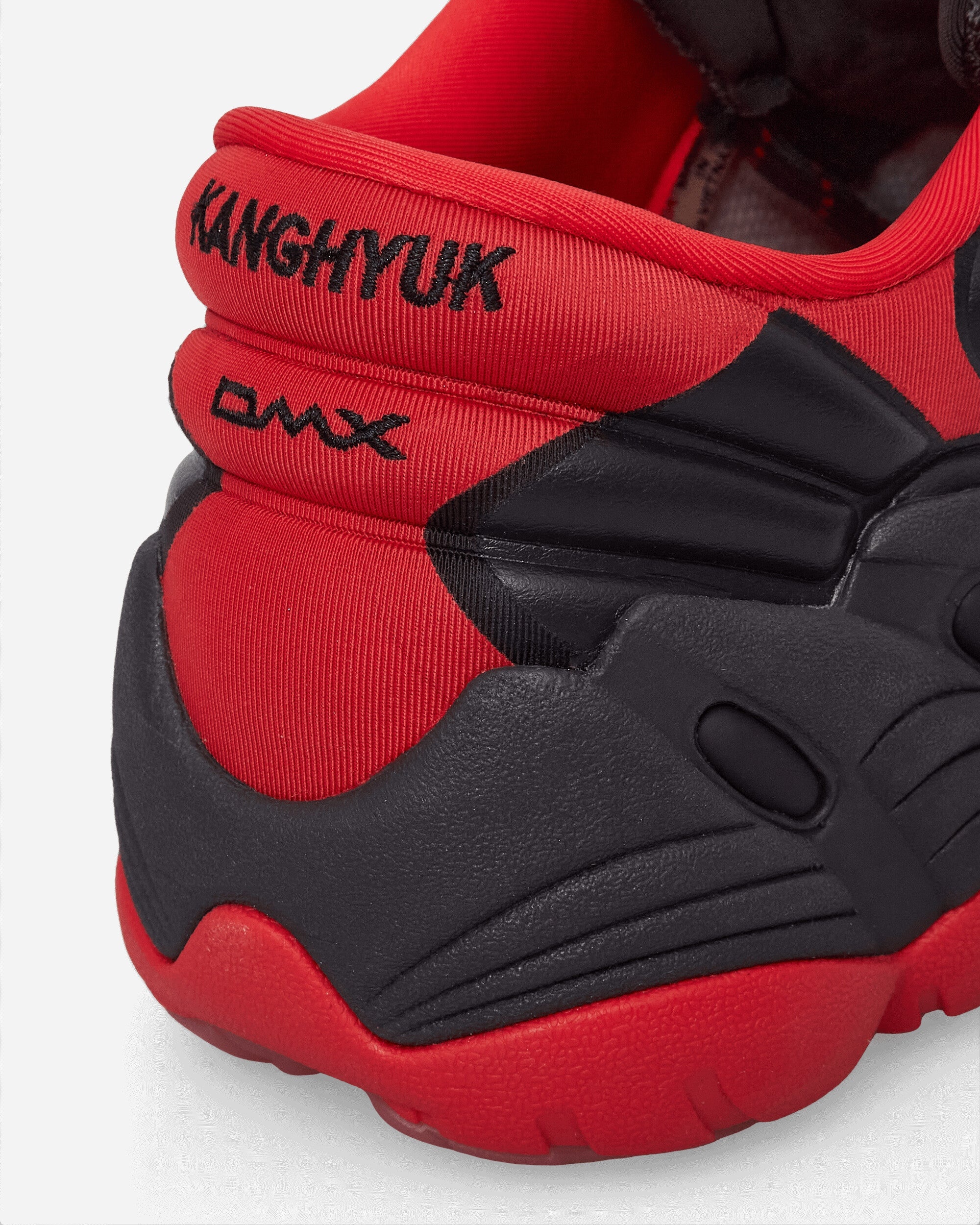 Reebok KANGHYUK DMX Run Modern Sneakers Black Red REVERSIBLE