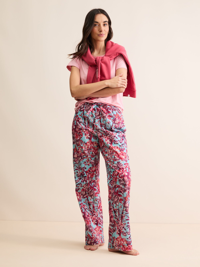 Derek Rose Women's Lounge Pants London Garden Multi outlook
