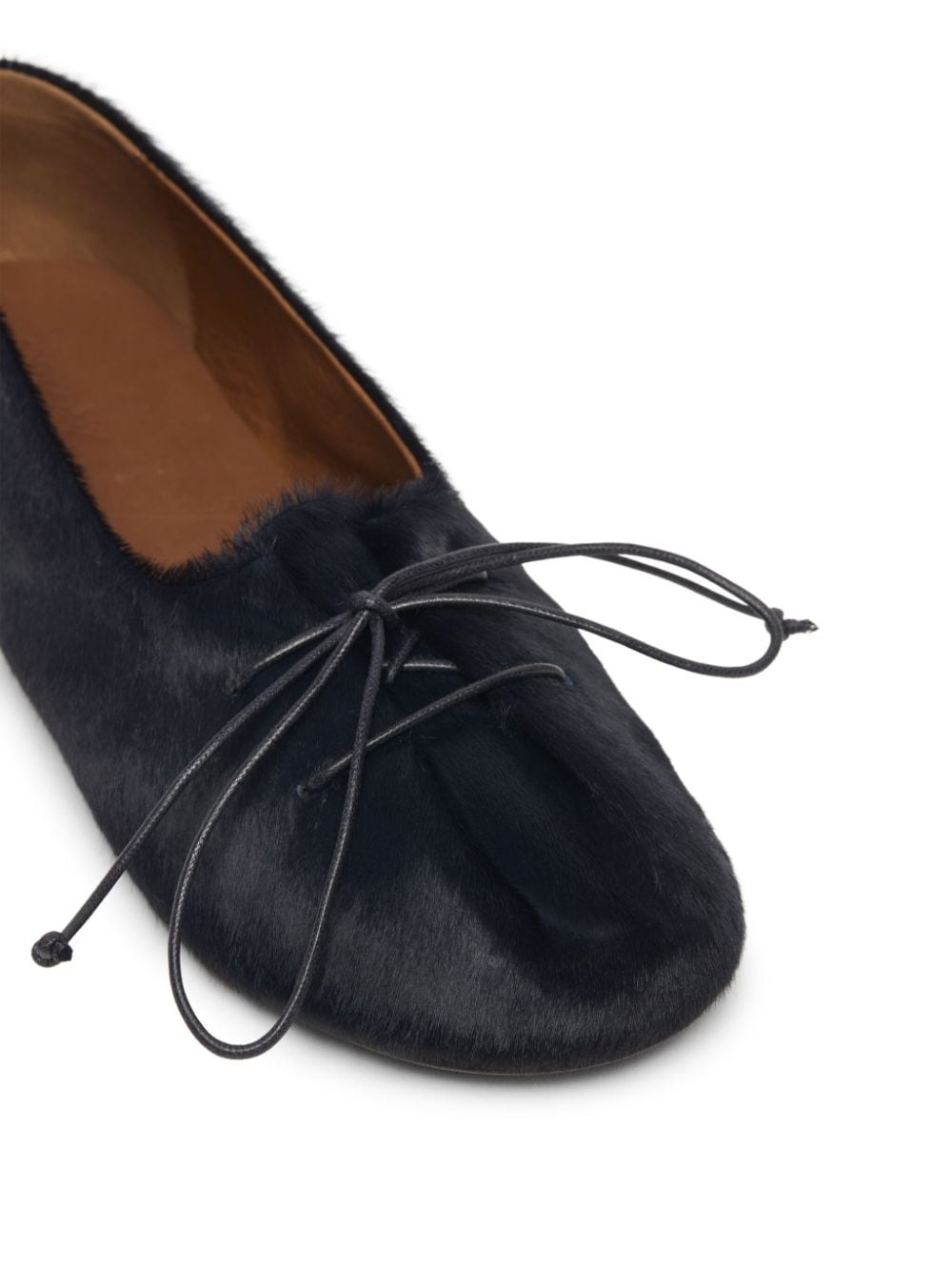 leather ballerina shoes - 4