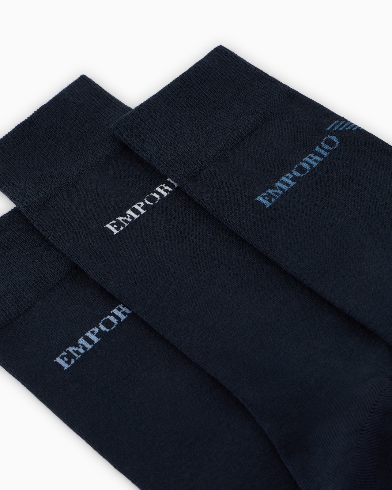 THREE-PACK OF SOCKS WITH JACQUARD EMPORIO ARMANI LOGO - 2