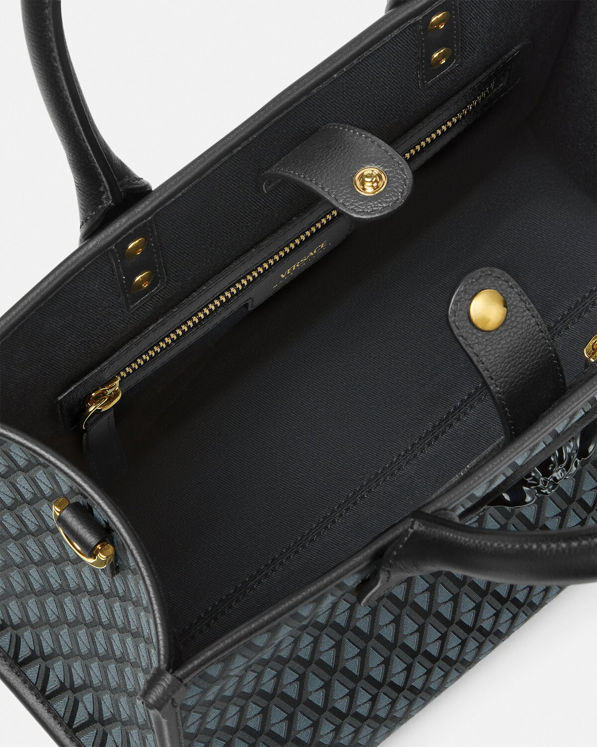 V Allover La Medusa Small Tote Bag - 4