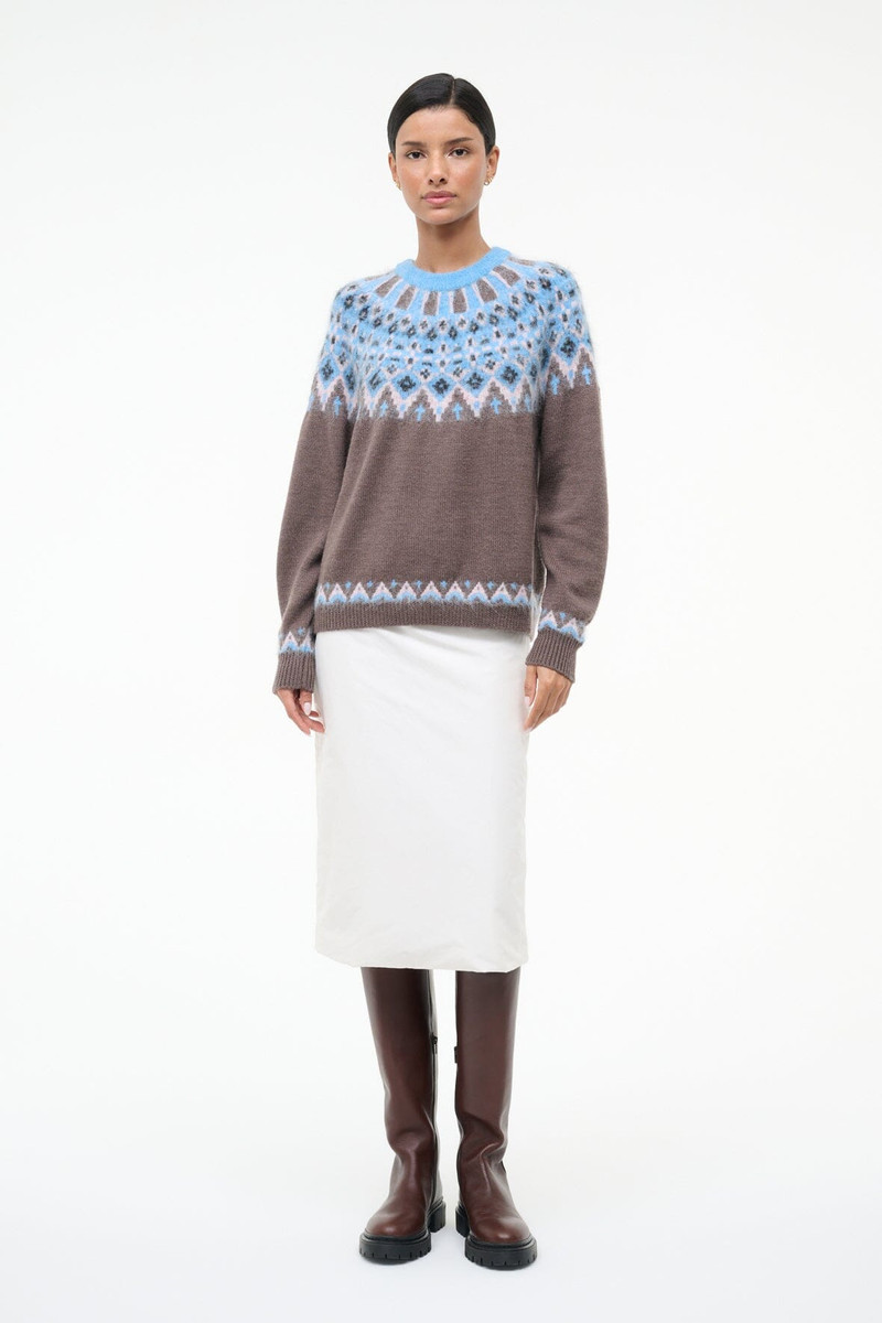 STAUD NERI SKIRT IVORY 6