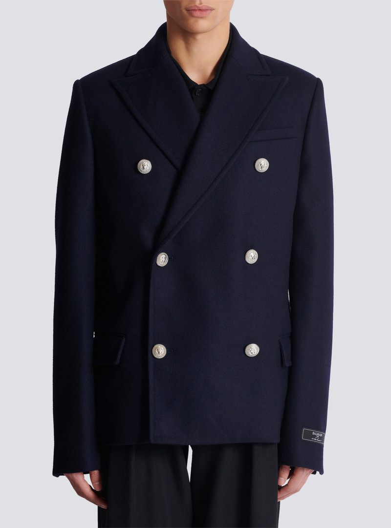 Short felted wool coat 5