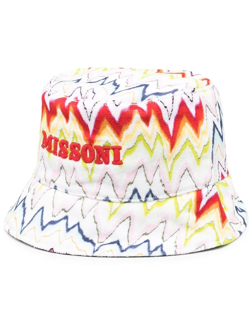 zig-zag print bucket hat - 1