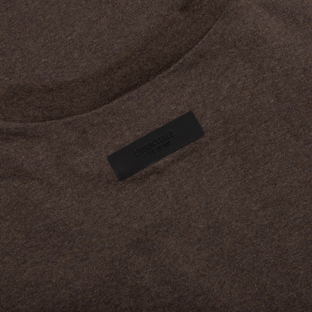 ESSENTIALS HEAVY S/S TEE - HEATHER WOOD - 5