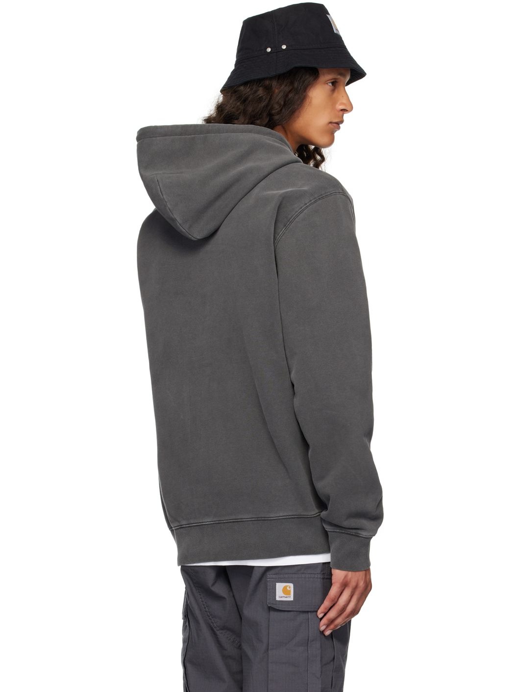 Black Duster Script Hoodie - 3
