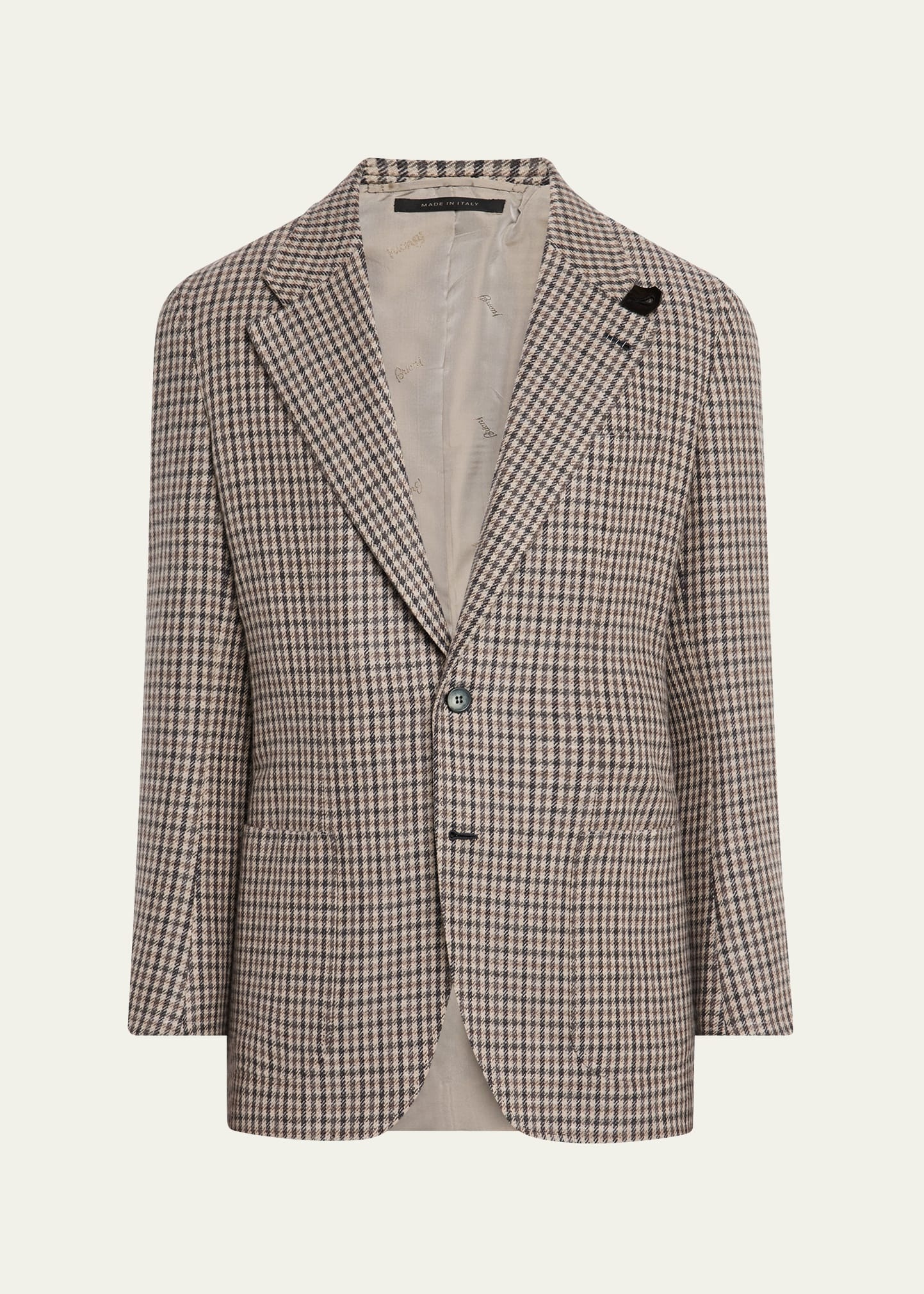 Men's Brera Cashmere District Check Sport Coat - 1