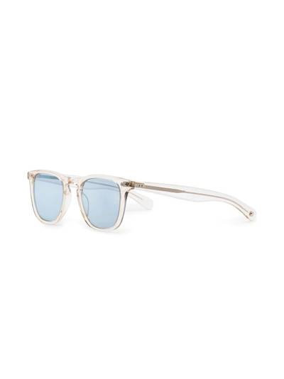 Garrett Leight tinted square-frame sunglasses outlook