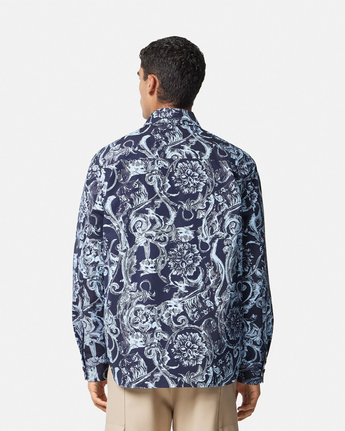 Barocco Stencil Blouson Jacket - 5