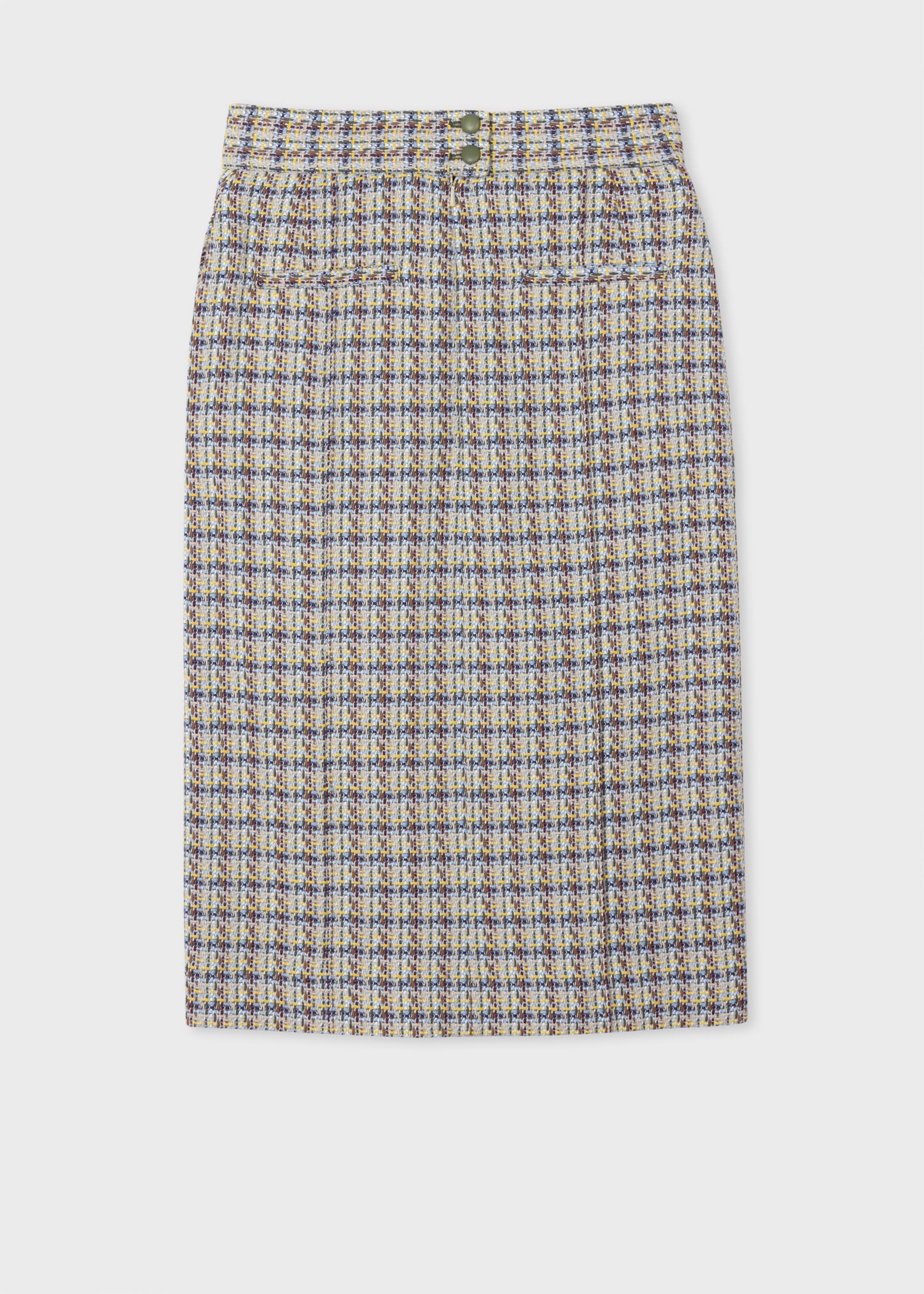 Cotton Tweed Skirt Suit - 4