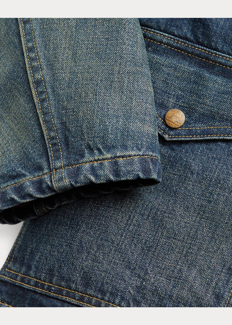 Hitching Fleece-Denim Ranch Jacket 4