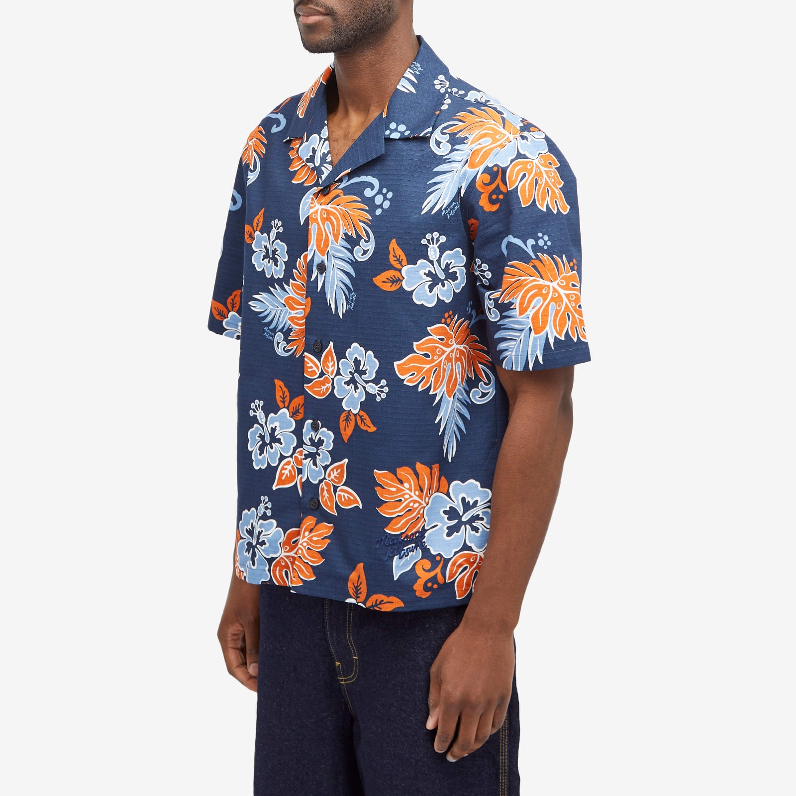 【送料関税込】Maison Kitsune Floral Vacation Shirt Maison Kitsuné Maison Kitsuné Floral Vacation Shirt