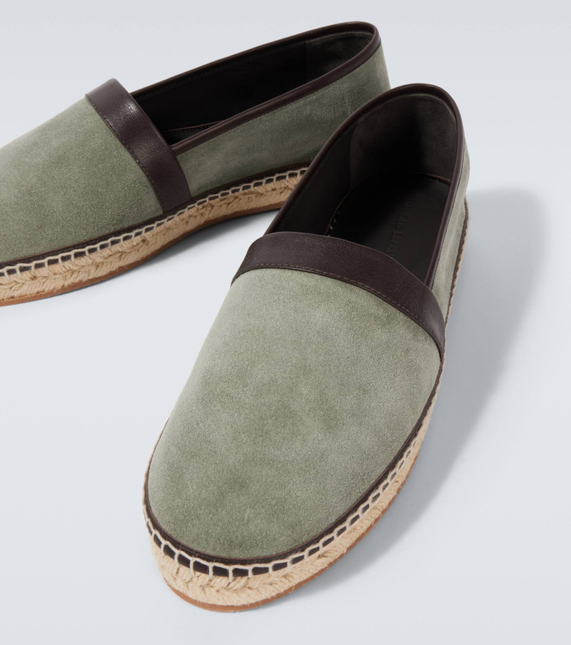 Nerano leather-trimmed suede espadrilles 3