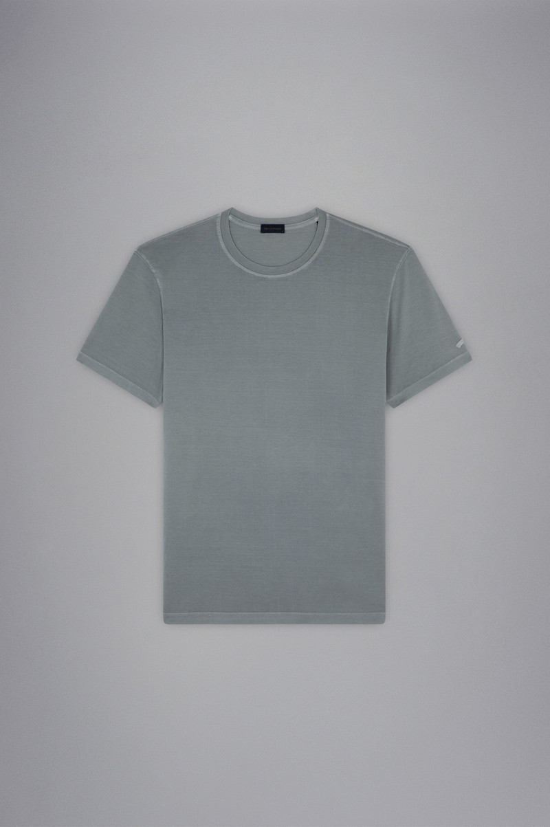 GARMENT-DYED COTTON JERSEY T-SHIRT - 1