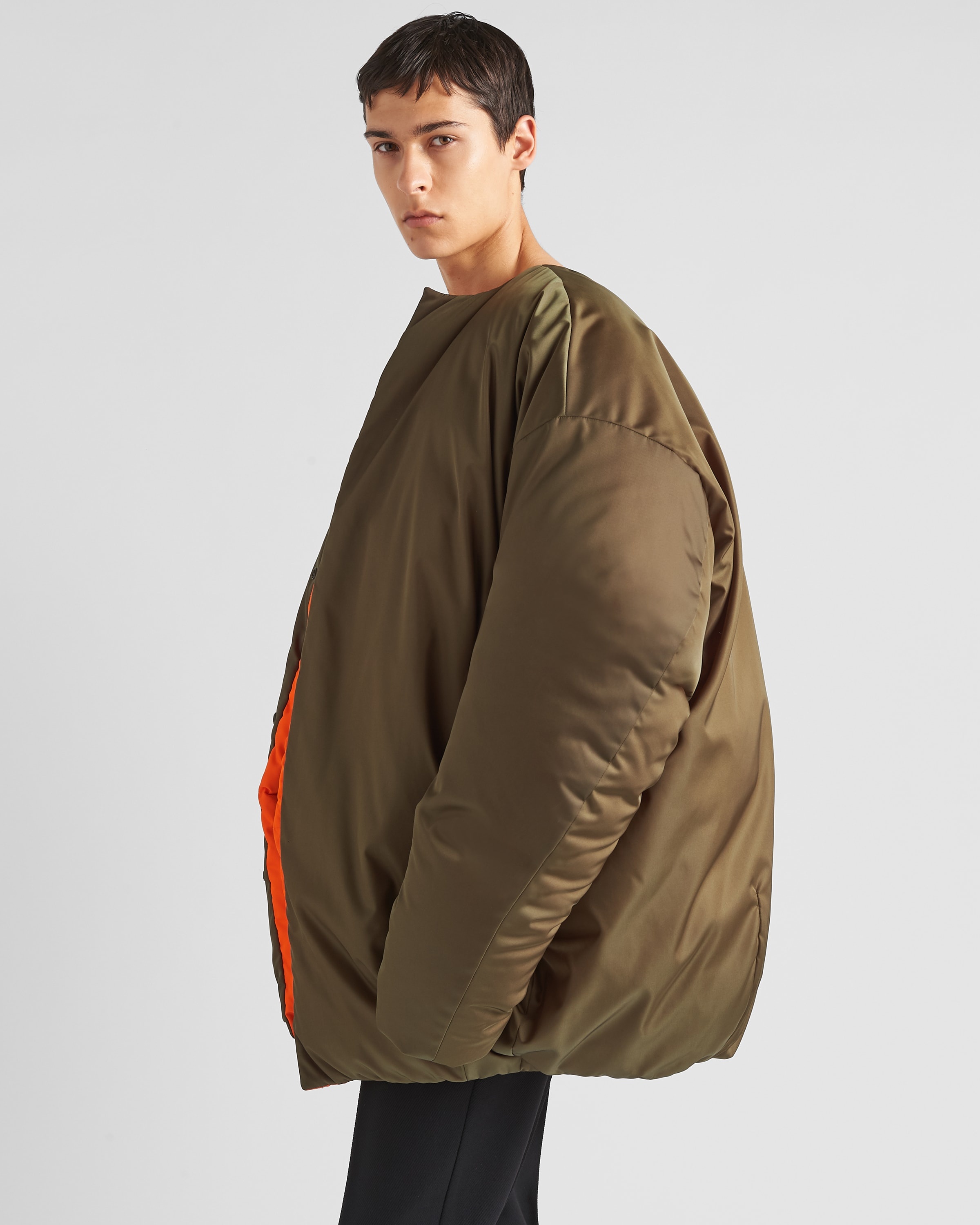 Reversible Re-Nylon down jacket - 3