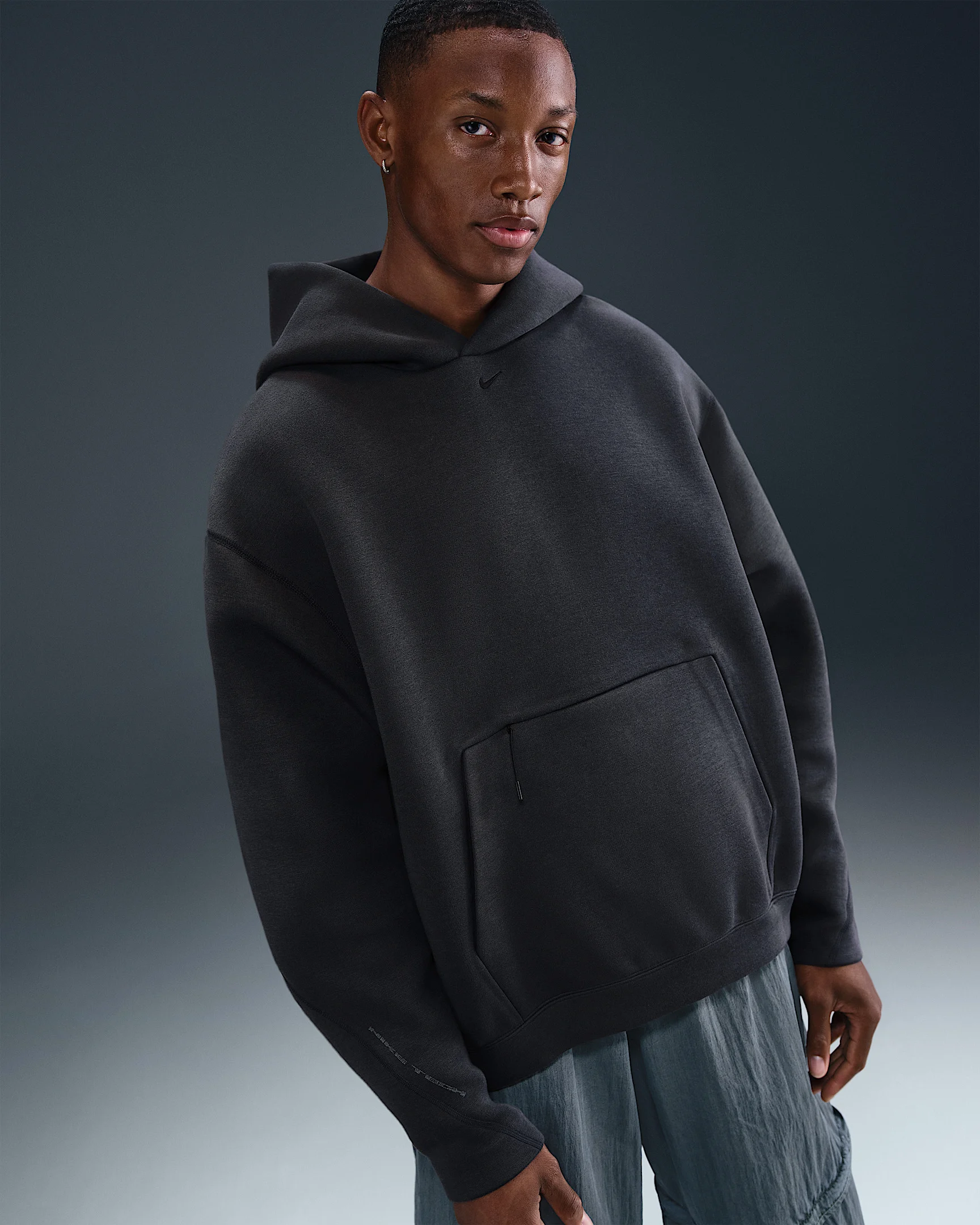 Nike Tech Men's Fleece Oversized Hoodie - 1