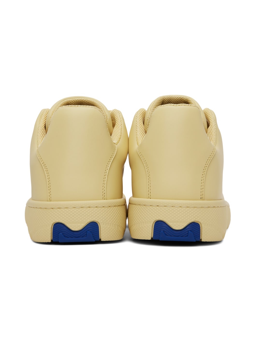 Yellow Leather Box Sneakers - 2