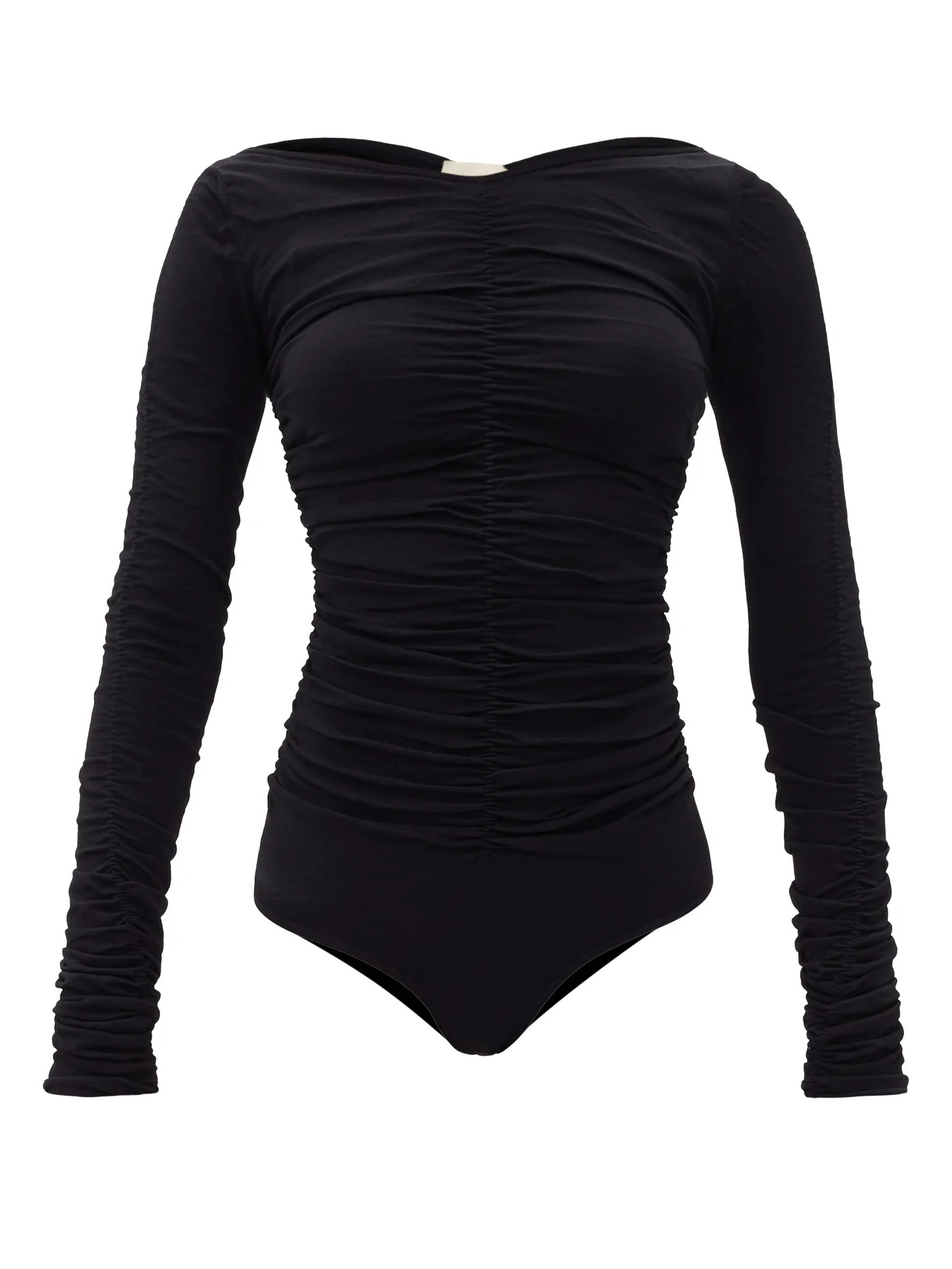 Anastasia ruched jersey bodysuit - 1