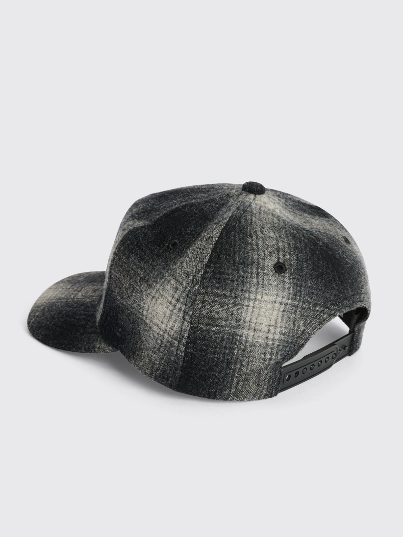 Noah NOAH SHADOW PLAID 5-PANEL BLACK | tresbien | REVERSIBLE