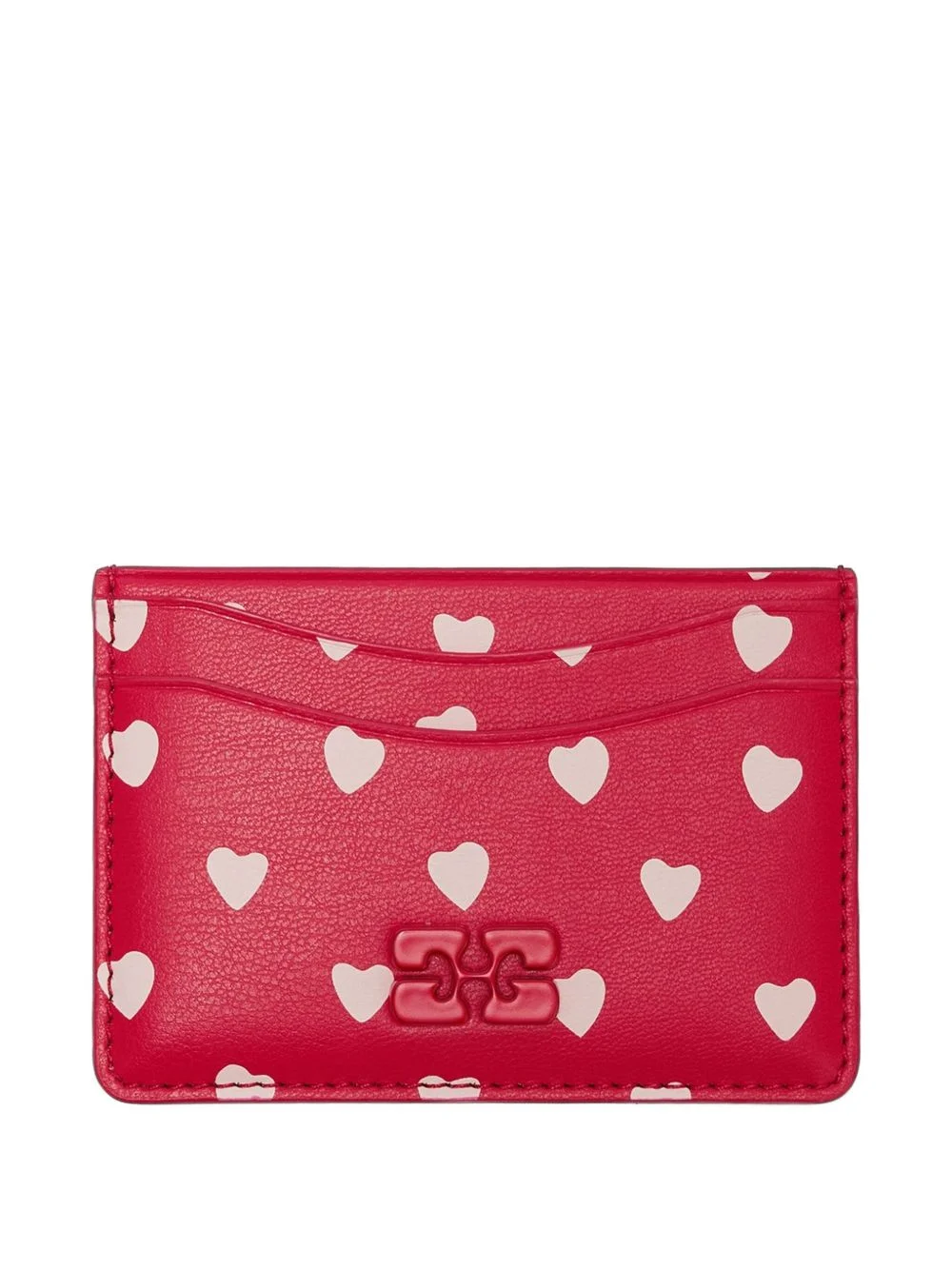 heart-print card holder - 1