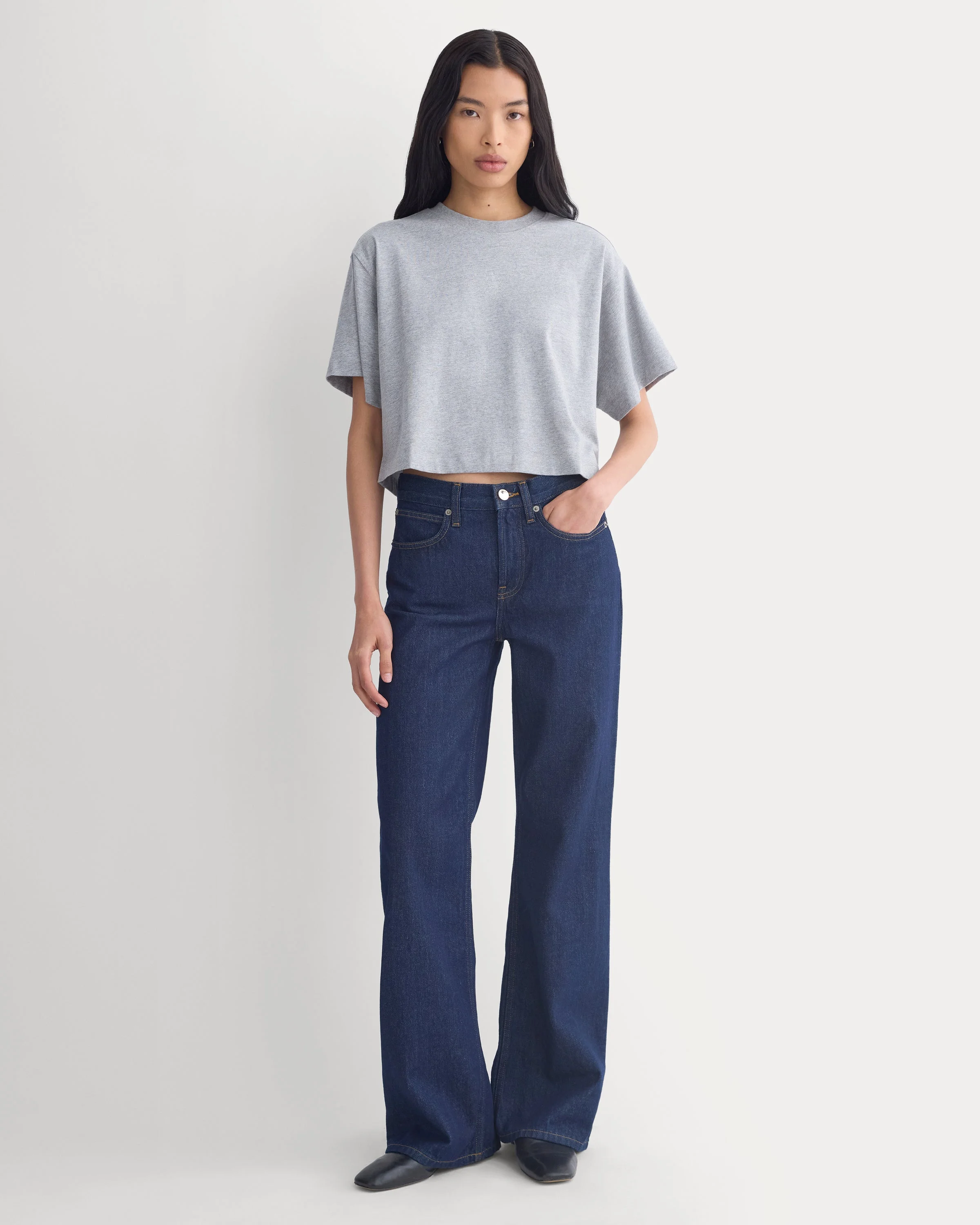FOREVER JERSEY CROPPED TEE - 1