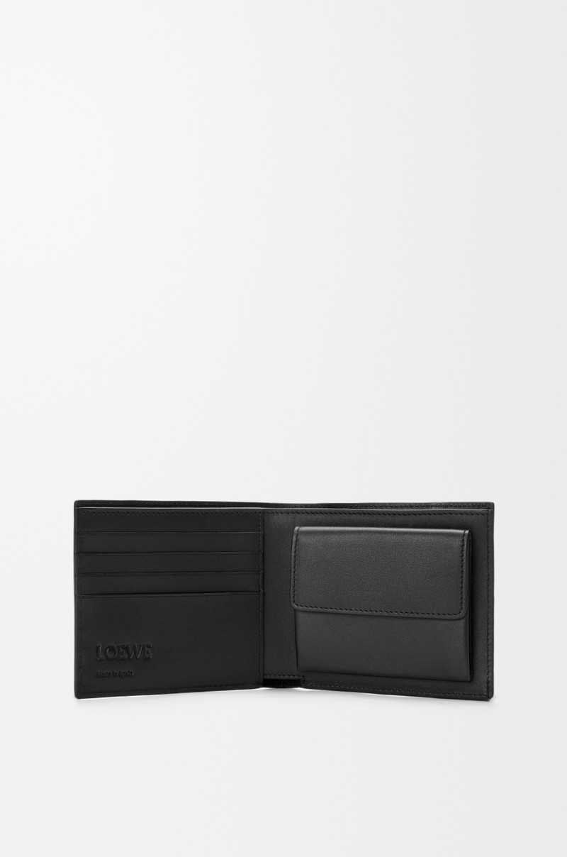 Loewe Puzzle bifold coin wallet in supple grained calfskin outlook