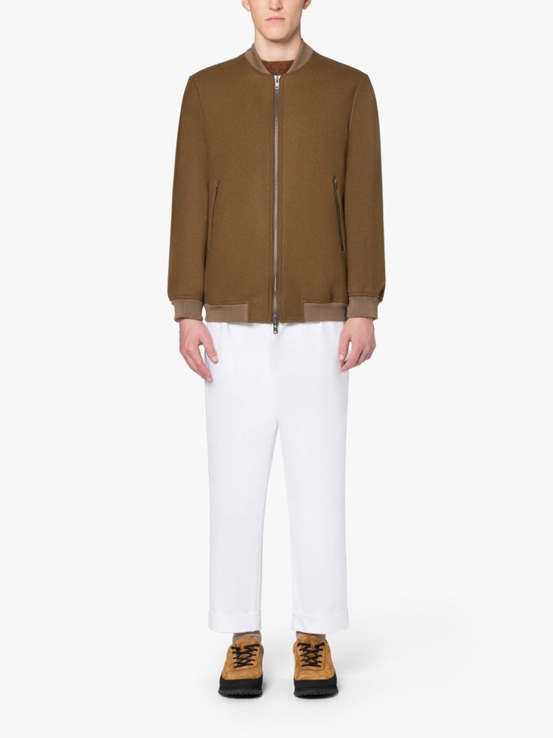 Mackintosh GIRTON DARK CAMEL WOOL BOMBER JACKET outlook