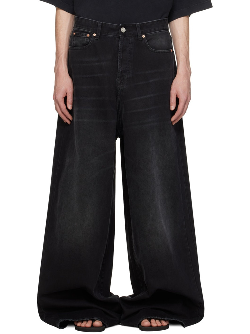 Black Big Shape Jeans 1