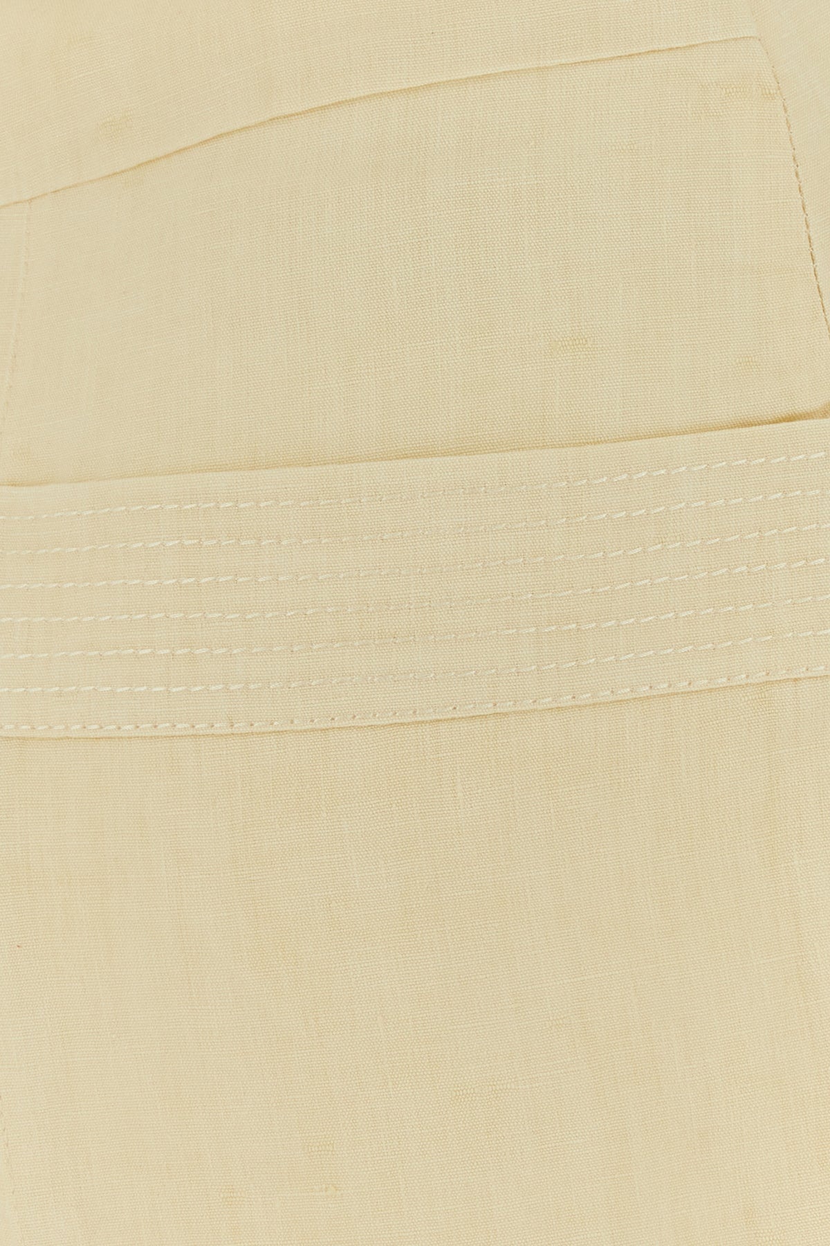 Ivory linen Ashraf shorts - 3