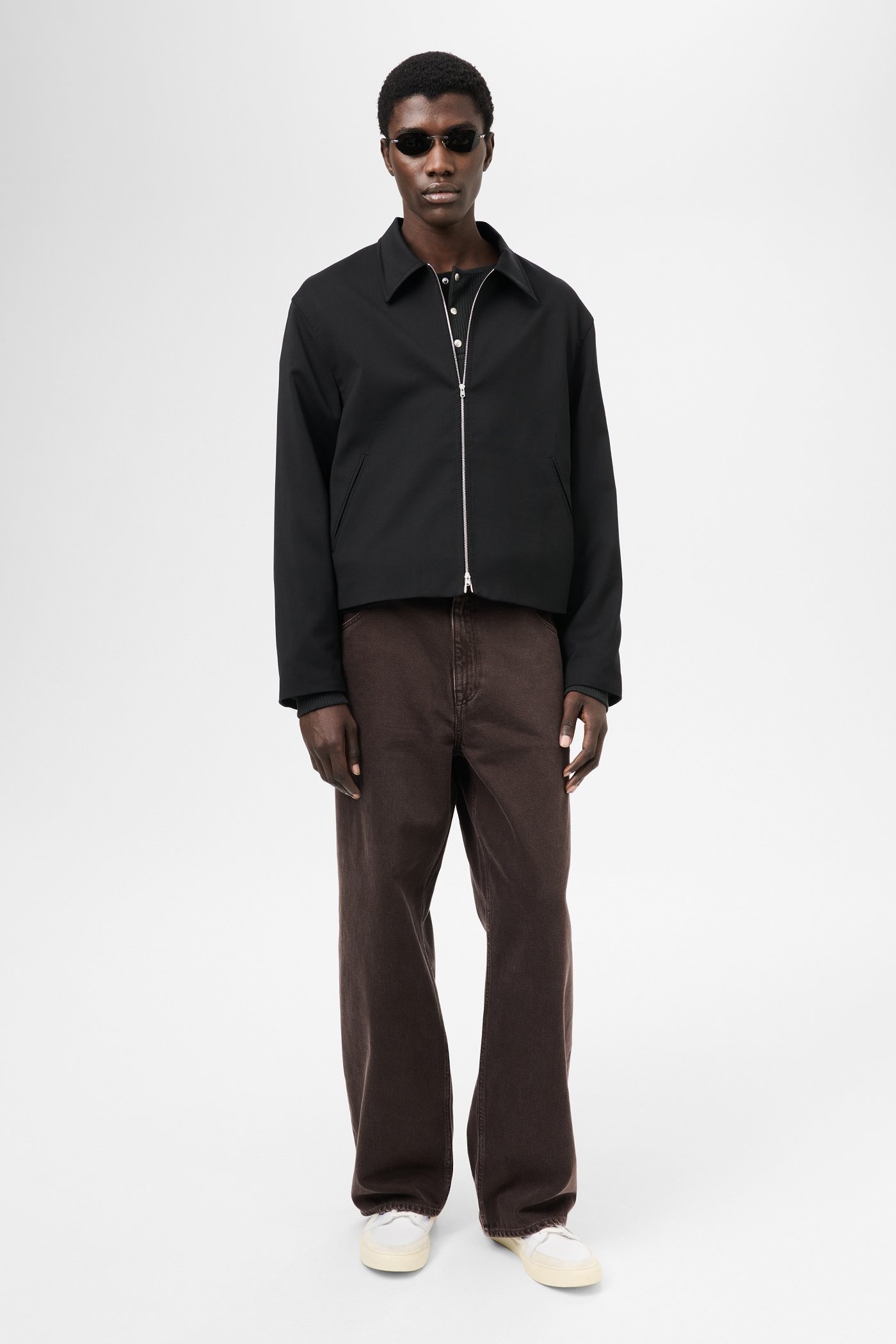Our Legacy Mini Jacket Black Worsted Wool | REVERSIBLE