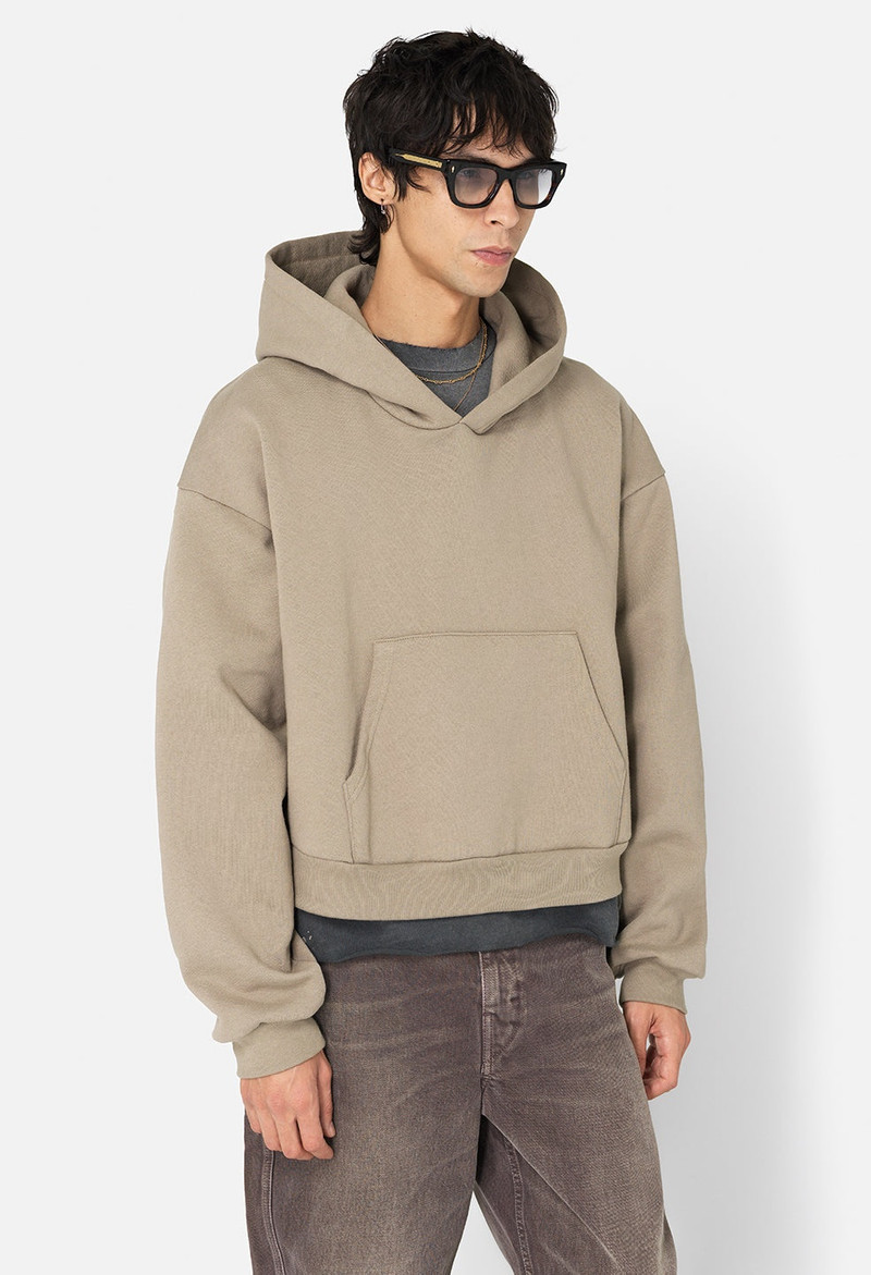 John Elliott STUDIO FLEECE TILTED HOODIE outlook