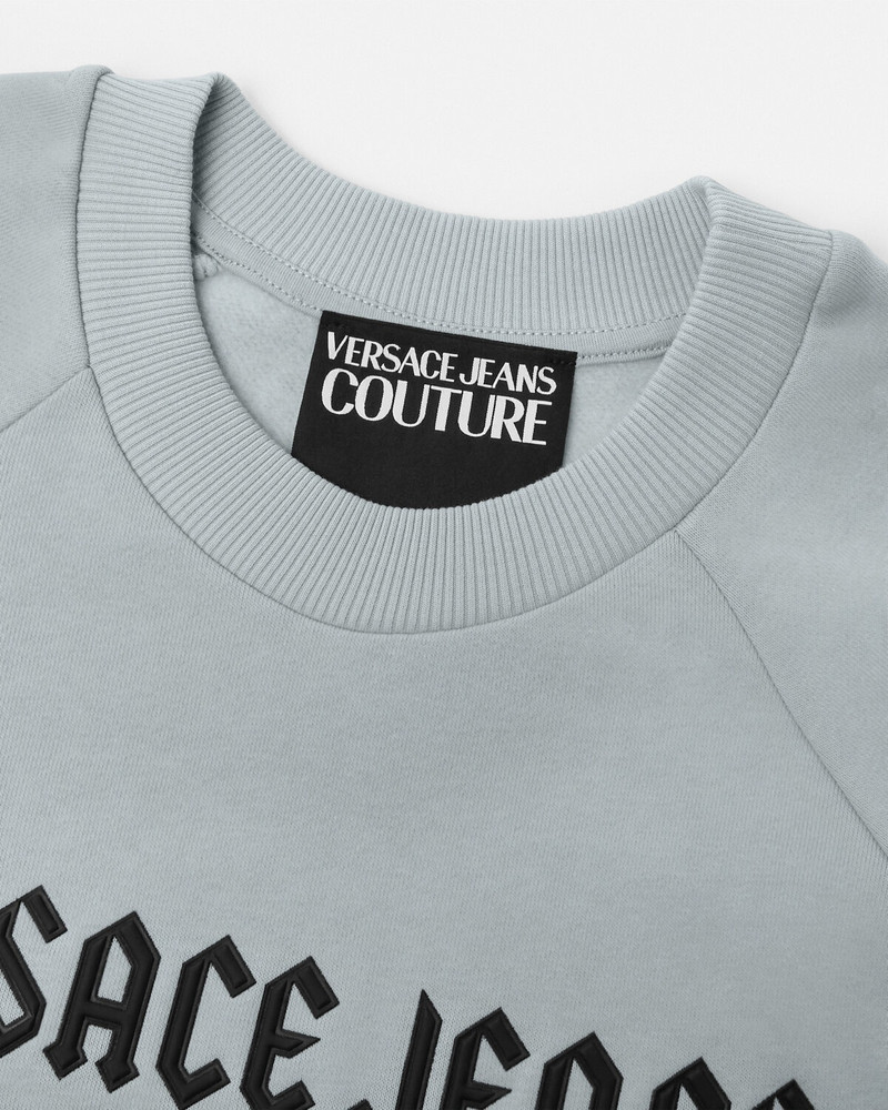 VERSACE JEANS COUTURE Gothic Logo Relax-Fit Sweatshirt outlook