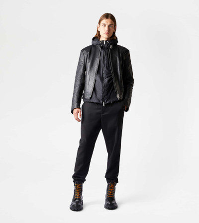 Tod's TOD'S CHINO TROUSERS ADJUSTABLE WAISTBAND - BLACK outlook