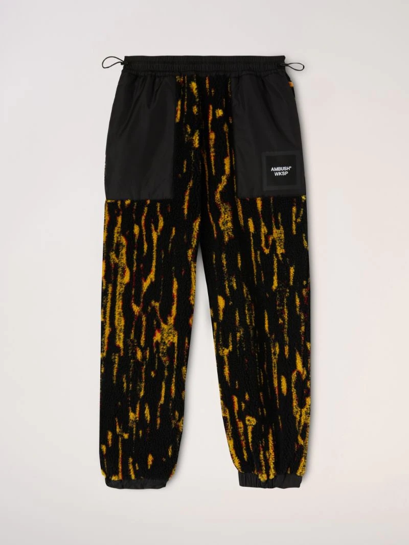 TEDDY JACQUARD SWEATPANTS - 1