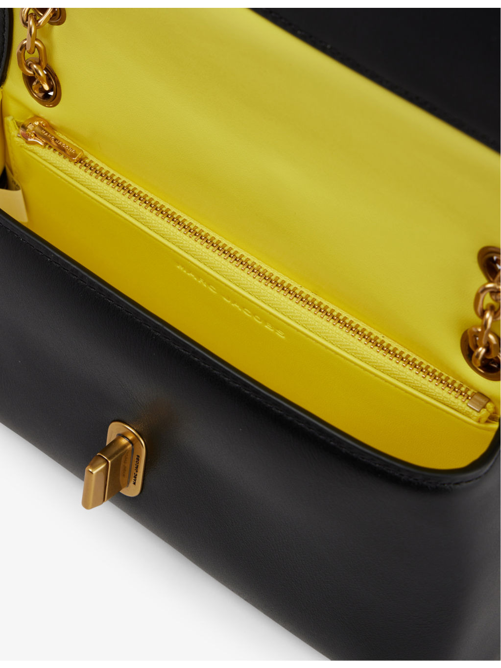 The Dual leather wallet on chain - 5