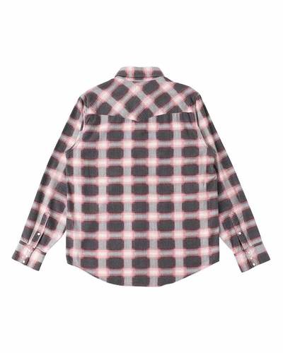 visvim BANDITO KHADI CHECK L/S RED outlook