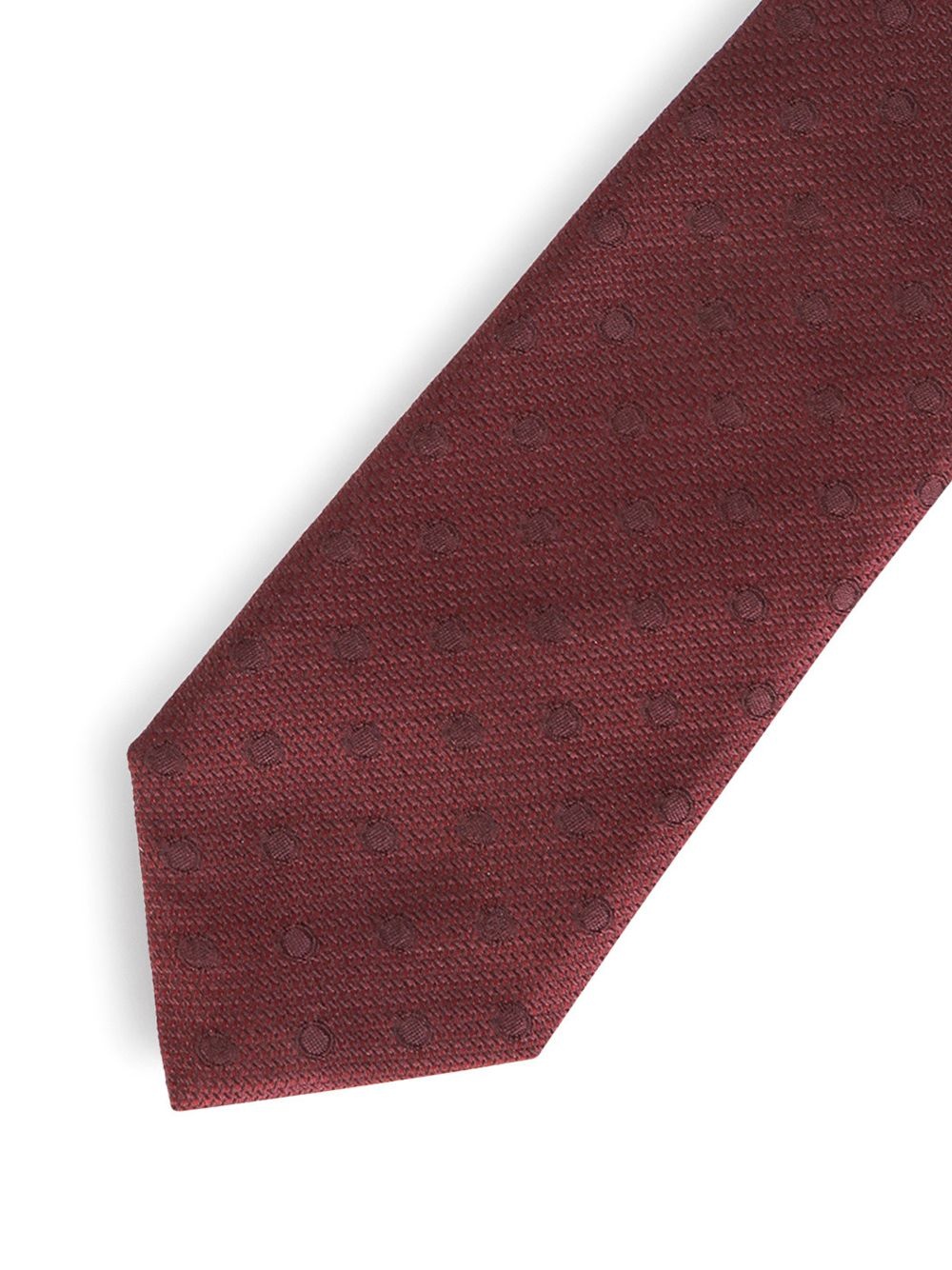 polka dot pattern tie - 2